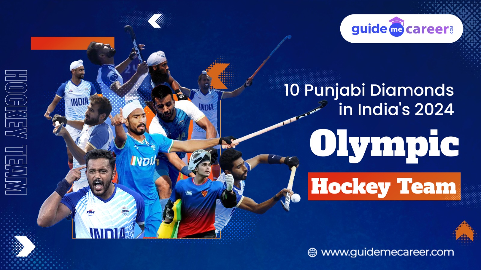 Shining Bright: 10 Punjabi Diamonds in India's 2024 Olympic Hockey Team
